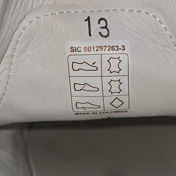 Beckett Simonon Garcia Men's Size 13 White Leather Sneakers (MSRP $179) - Picture 10 of 10